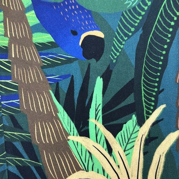 Farm Rio Pants Womens Ex-Small Tropique Embroidered Floral Anthropologie - Picture 13 of 15